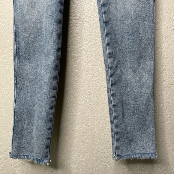 Free People We The Free Raw Hem High Rise Jeans Denim Jeggings Skinny - Picture 4 of 13